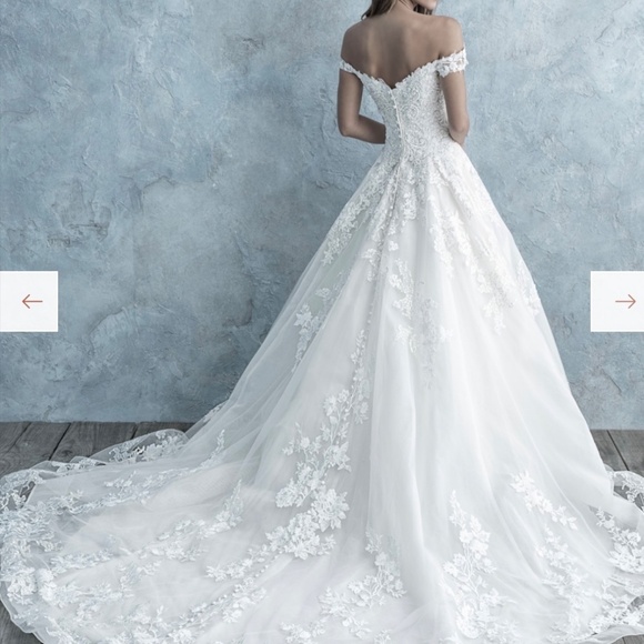 BRAND NEW Allure Bridal Wedding Ball Gown Size 8 - Picture 3 of 13